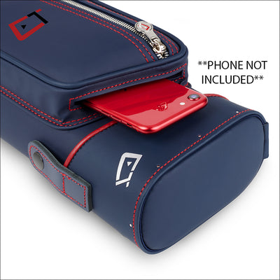 Cuetec Pro Line Navy 3x5 Hard Professional Pool Cue Case - 95-757N