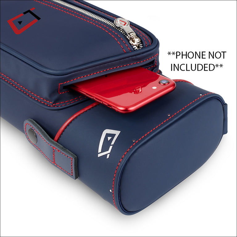 Cuetec Pro Line Navy 3x5 Hard Professional Pool Cue Case - 95-757N