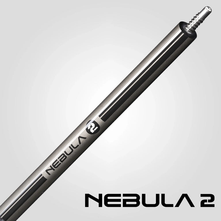 Rhino Nebula 2 Charcoal Gray Carbon Pool Cue with Sports Wrap
