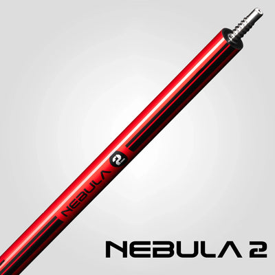 Rhino Nebula 2 Crimson Red No Wrap Carbon Pool Cue