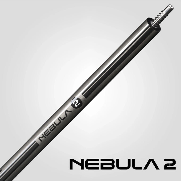 Rhino Nebula 2 Charcoal Gray No Wrap Carbon Pool Cue