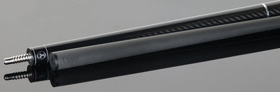Poison Maelith No Wrap Pool Cue - Black with 12.4mm Venom Carbon Shaft