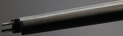 Poison Maelith No Wrap Pool Cue - Dark Gray and Gray with 12.4mm Venom Carbon Shaft