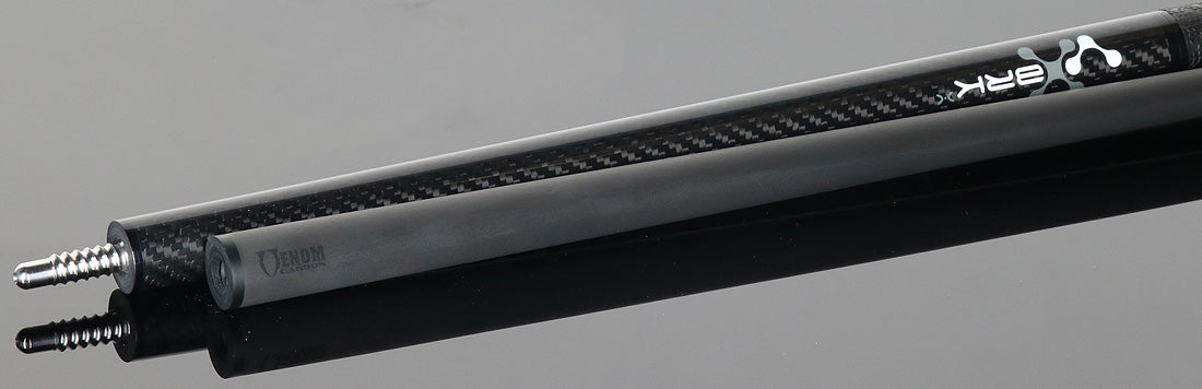 Poison VX BRKX Sport Wrap Jump/Break Pool Cue - Black and Gray