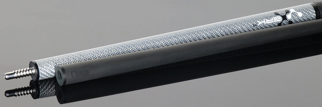 Poison VX BRKX Sport Wrap Jump/Break Pool Cue - Gray and Black