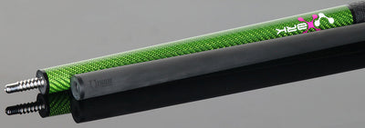 Poison VX BRK Sport Wrap Break Pool Cue - Green and Pink with Venom Carbon Shaft