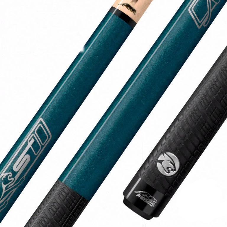 Predator Sport Shorty / Junior Blue Sport Wrap Pool Cue - SPOJUNBLUSW