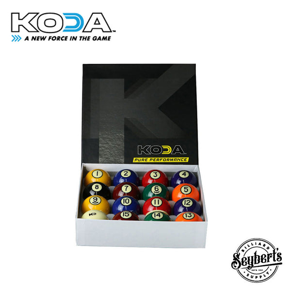 KODA Black MarbleLite BILLIARD BALL SET - RR Games