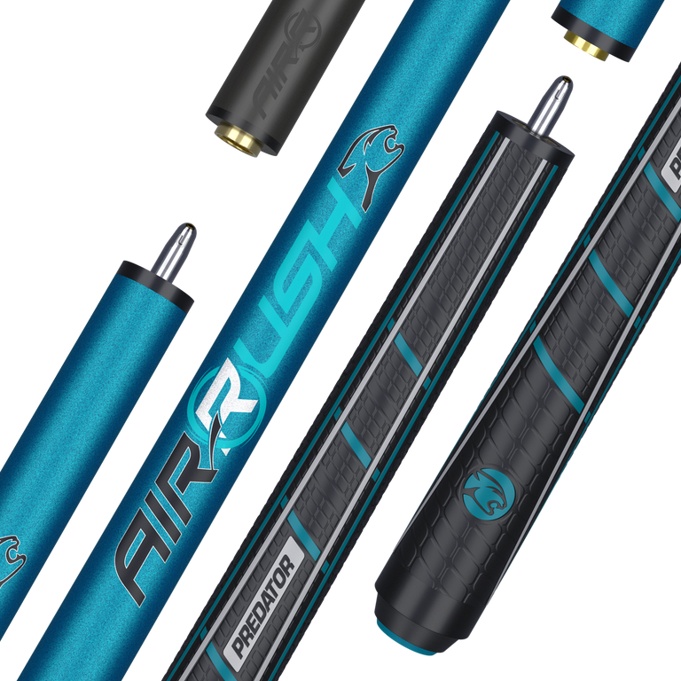 Predator AIR Rush Color of the Year Sport Wrap Jump Cue - Teal
