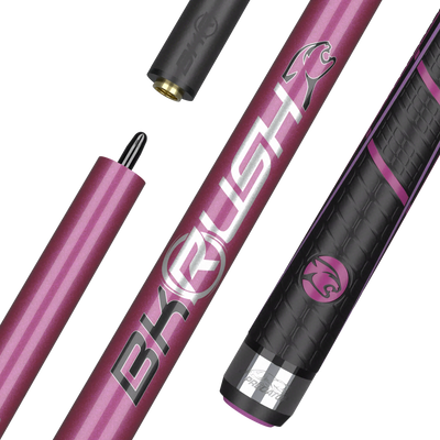 Predator BK RUSH Sport Wrap Break Cue - Pink and Silver