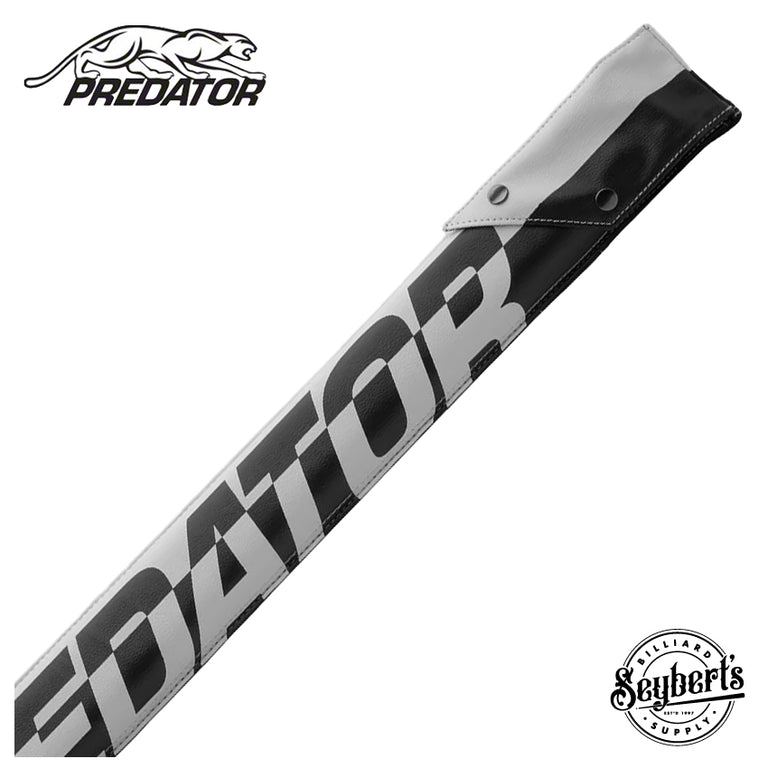 Predator White/Black 1x1 Hard Pool Cue Case - PRE1B1SWHTBLKH