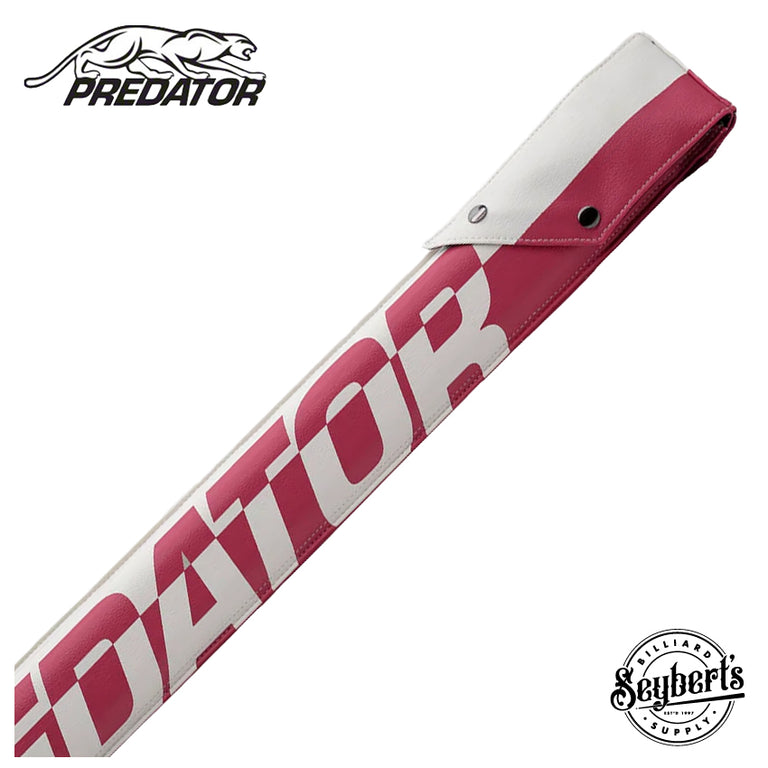 Predator White/Pink 1x1 Hard Pool Cue Case - PRE1B1SWHTPNKH
