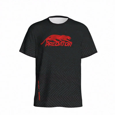 Predator Tech Tee Black with Red Logo T-Shirt