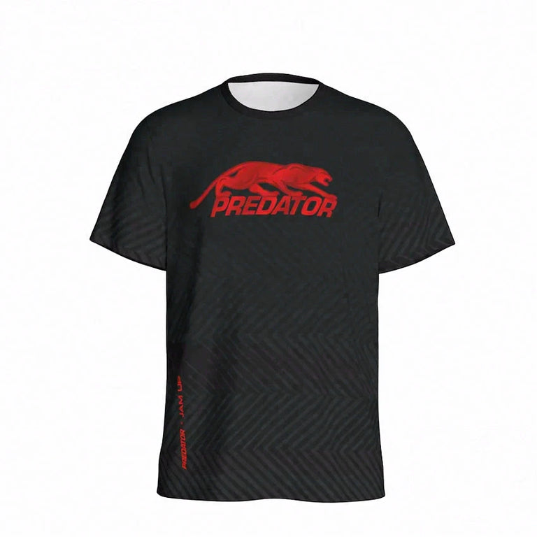 Predator Tech Tee Black with Red Logo T-Shirt
