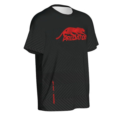 Predator Tech Tee Black with Red Logo T-Shirt