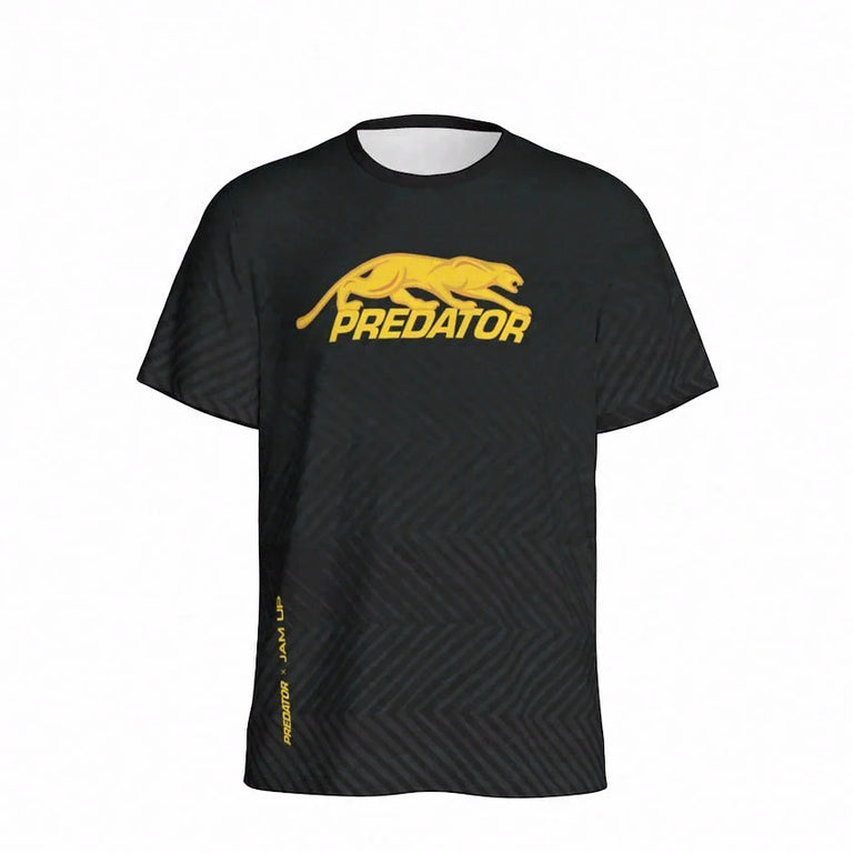 Predator Tech Tee Black with Yellow Logo T-Shirt