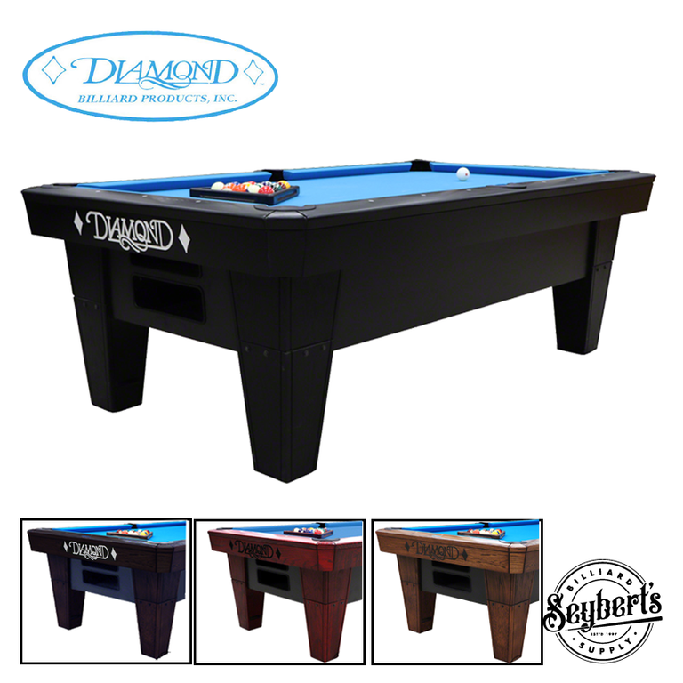 Diamond 7 Foot Pro Am Pool Table - Wood Legs