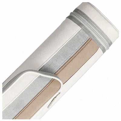 Pure X White/Grey 2x2 Hard Pool Cue Case - PXC522W