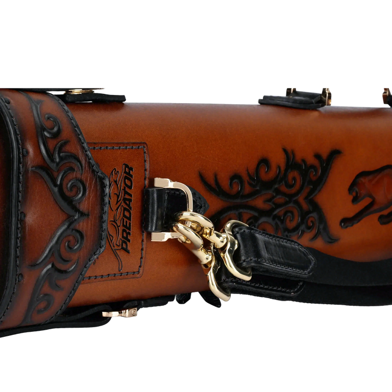 Predator Volturi Limited Edition Brown Leather 3x6 Hard Pool Cue Case