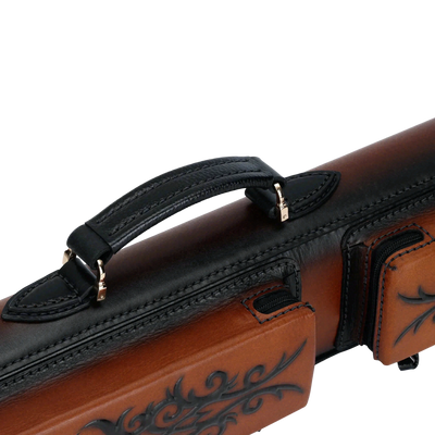 Predator Volturi Limited Edition Brown Leather 3x6 Hard Pool Cue Case