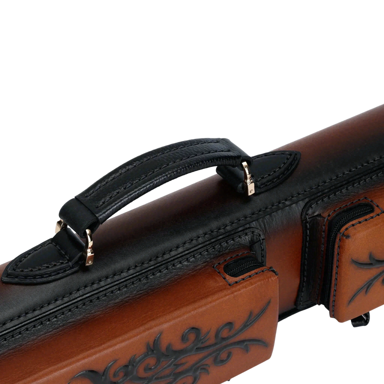 Predator Volturi Limited Edition Brown Leather 3x6 Hard Pool Cue Case