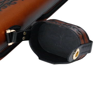 Predator Volturi Limited Edition Brown Leather 3x6 Hard Pool Cue Case