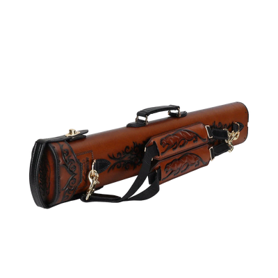 Predator Volturi Limited Edition Brown Leather 3x6 Hard Pool Cue Case