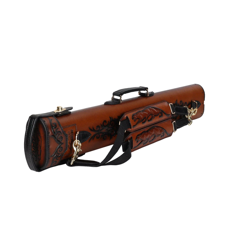 Predator Volturi Limited Edition Brown Leather 3x6 Hard Pool Cue Case