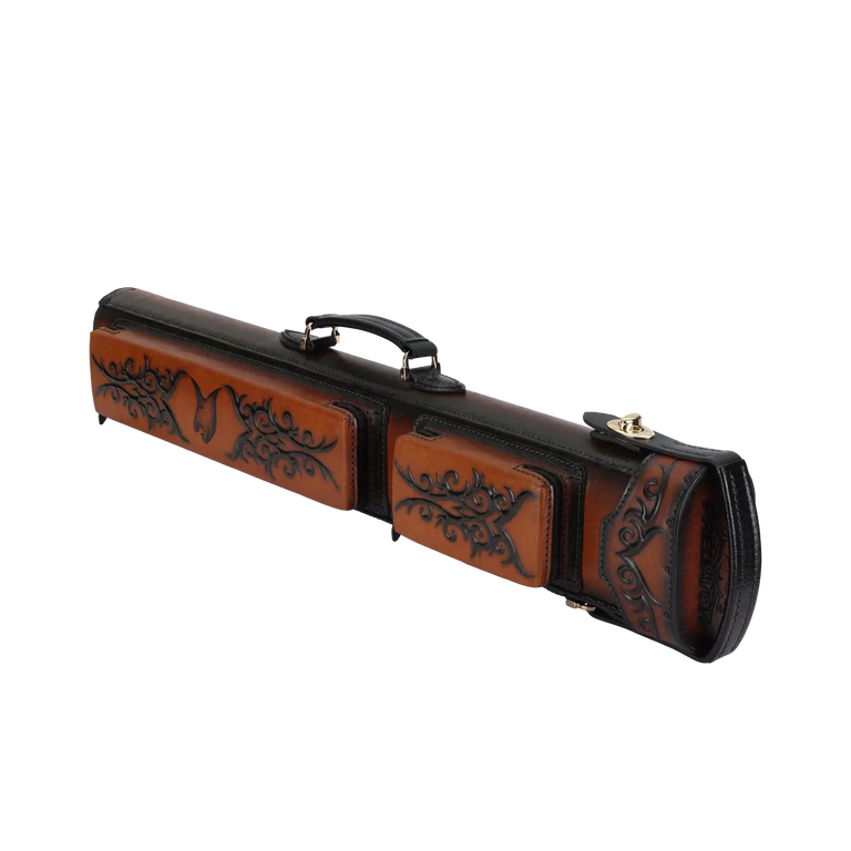 Predator Volturi Limited Edition Brown Leather 3x6 Hard Pool Cue Case