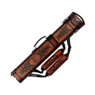 Predator Volturi Limited Edition Brown Leather 3x6 Hard Pool Cue Case