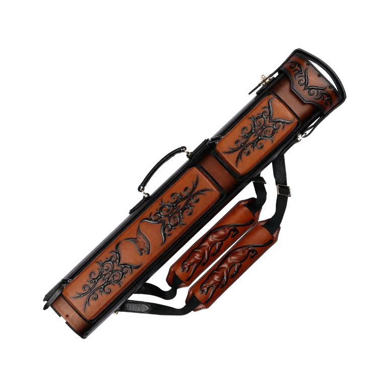 Predator Volturi Limited Edition Brown Leather 3x6 Hard Pool Cue Case