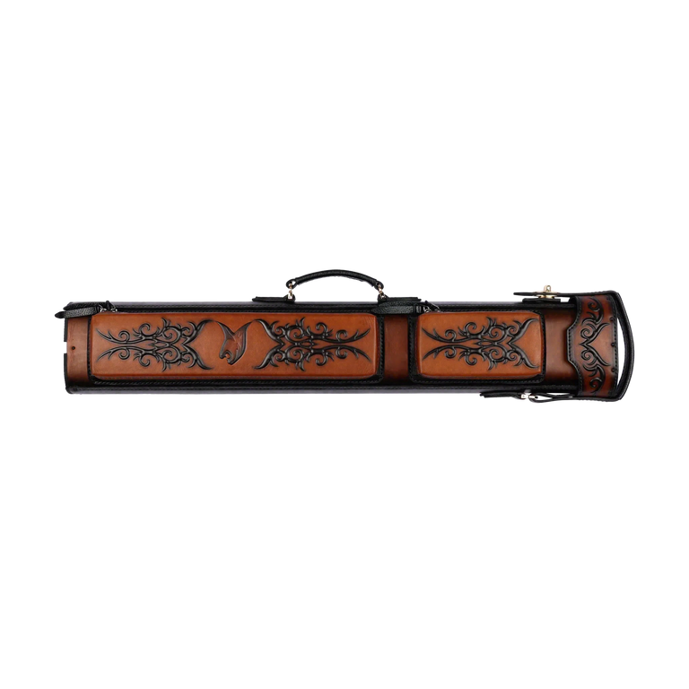 Predator Volturi Limited Edition Brown Leather 3x6 Hard Pool Cue Case