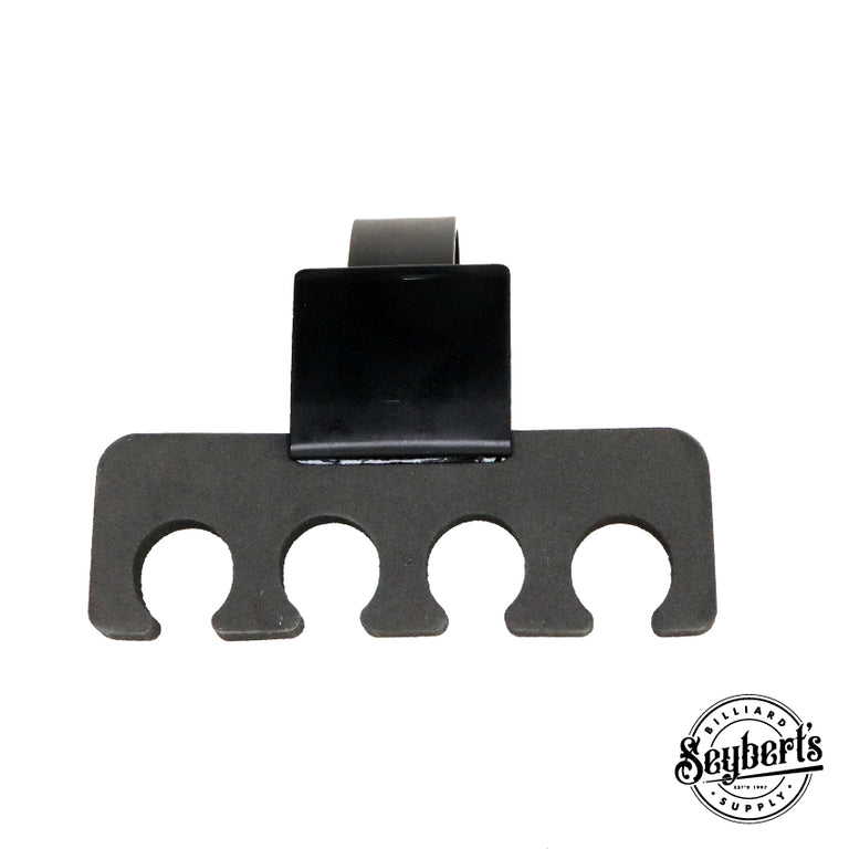 Q-Clip 4 Place Cue Holder - Black