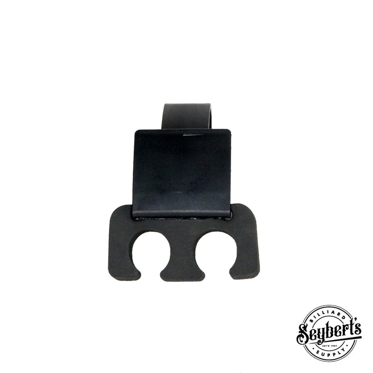 Q Clip 2 Place Cue Holder - Black