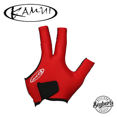 Kamui Quick Dry Red Billiard Glove - Left Hand