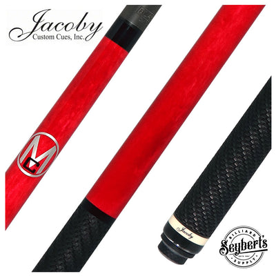 Jacoby Custom Red Monster Crush Break Cue with Sport Grip