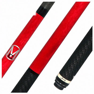 Jacoby Custom Red Monster Crush Break Cue with Sport Grip