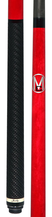Jacoby Custom Red Monster Crush Break Cue with Sport Grip