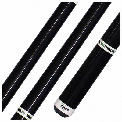 Rage Metallic Black RG96 Pool Cue - RG96