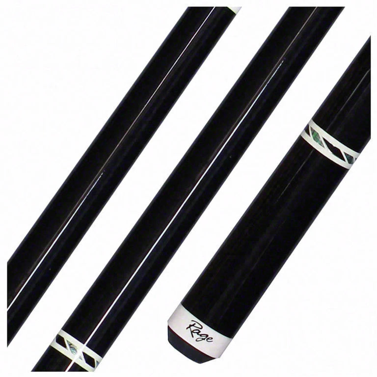 Rage Metallic Black RG96 Pool Cue - RG96