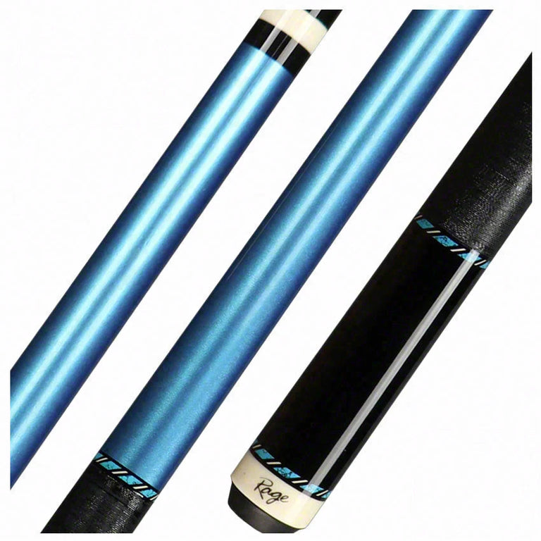 Rage Black and Blue Pool Cue - RGC10