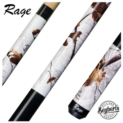 Rage Realtree Xtra Snow Camo Pool Cue - Assorted Lengths