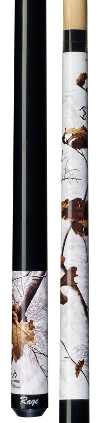 Rage Realtree Xtra Snow Camo Pool Cue - Assorted Lengths