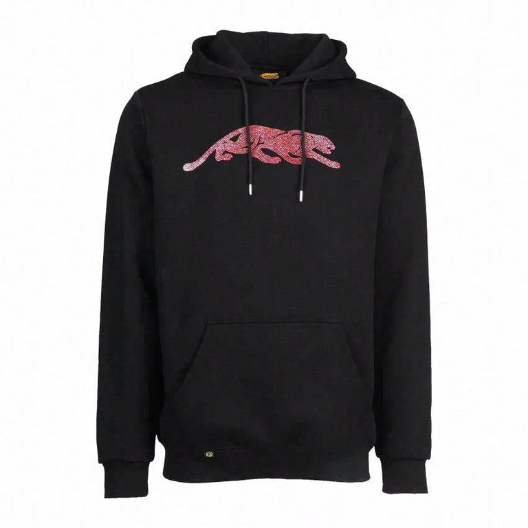 Predator Champion Black with Pink Rhinestone Hoodie