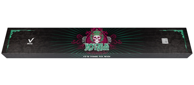 EVO Royale Garnet Crest No Wrap Pool Cue Maxbing Edition