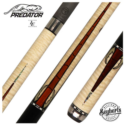 Predator Limited Edition Scorpion 1 Pool Cue - Curly Maple with Ebony - BCPPRELESCO1