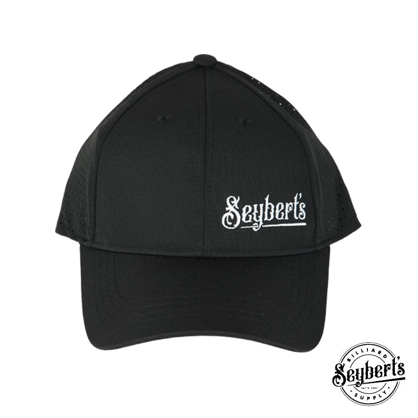 Seyberts Black Perforated Hat Seybert s Billiards Supply Seyberts Black Perforated Hat Seybert s Billiards Supply