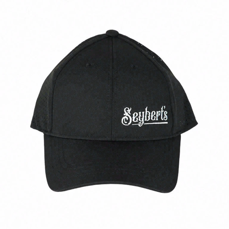Seyberts Black Perforated Hat