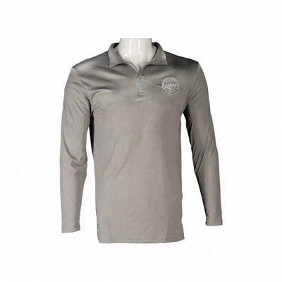 Seybert's Reebok Icon Long Sleeve  1/4 Zip Pullover - Charcoal