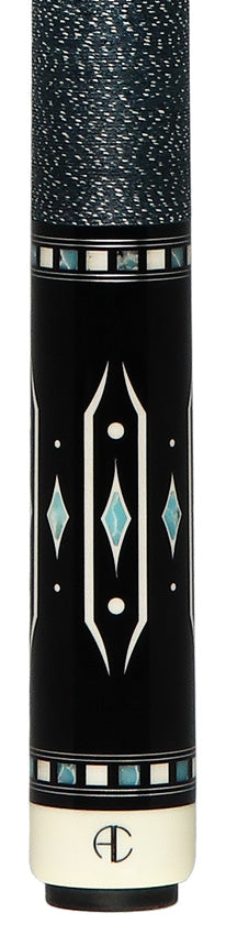 Ariel Carmeli by Viking Diamond Series Blue Diamond Pool Cue with Vikore Shaft - SG-AC-BD